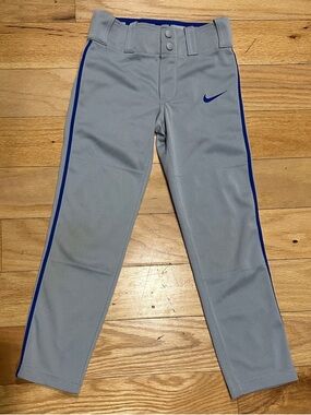 NIKE DRI-FIT BASEBALL PANTS, XS, GRAY